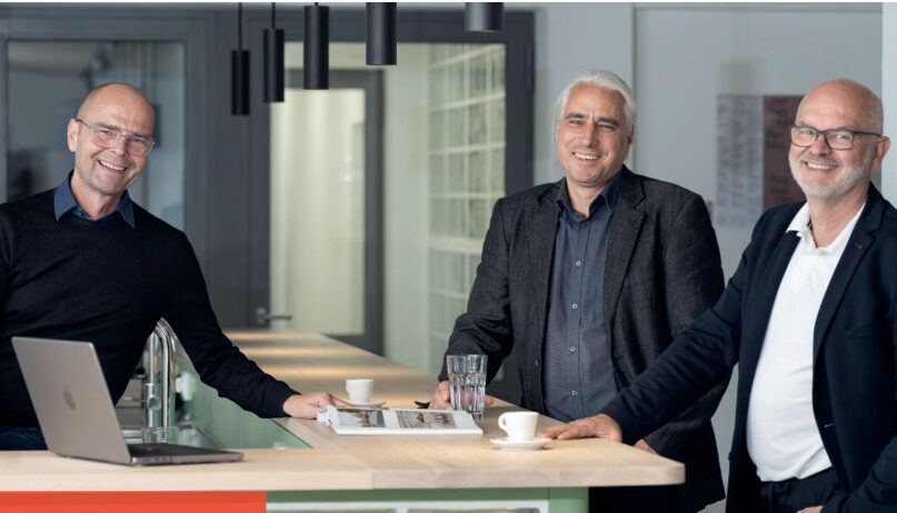 Geschäftsführer f64. Thomas Meusburger, Martin Kopp, Rainer Lindermayr