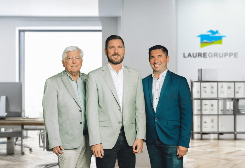 Geschäftsführung der LAUREGRUPPE im Büro in Kempten
