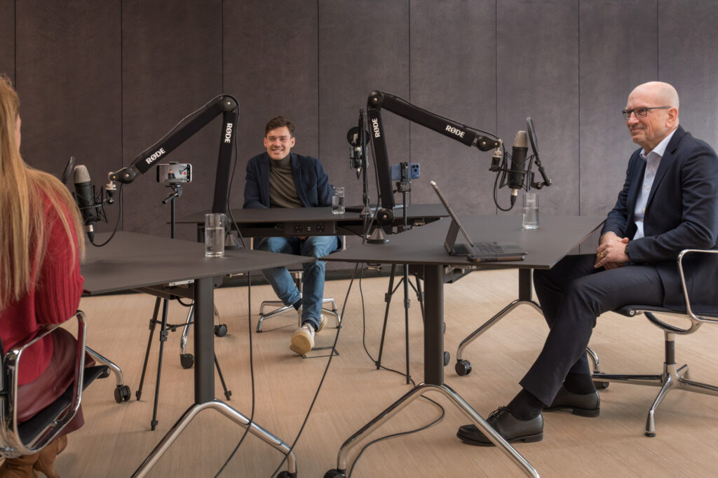 Podcast Light Talks der Zumtobel Group zur Twin Transformation aus Digitalisierung und Nachhaltigkeit