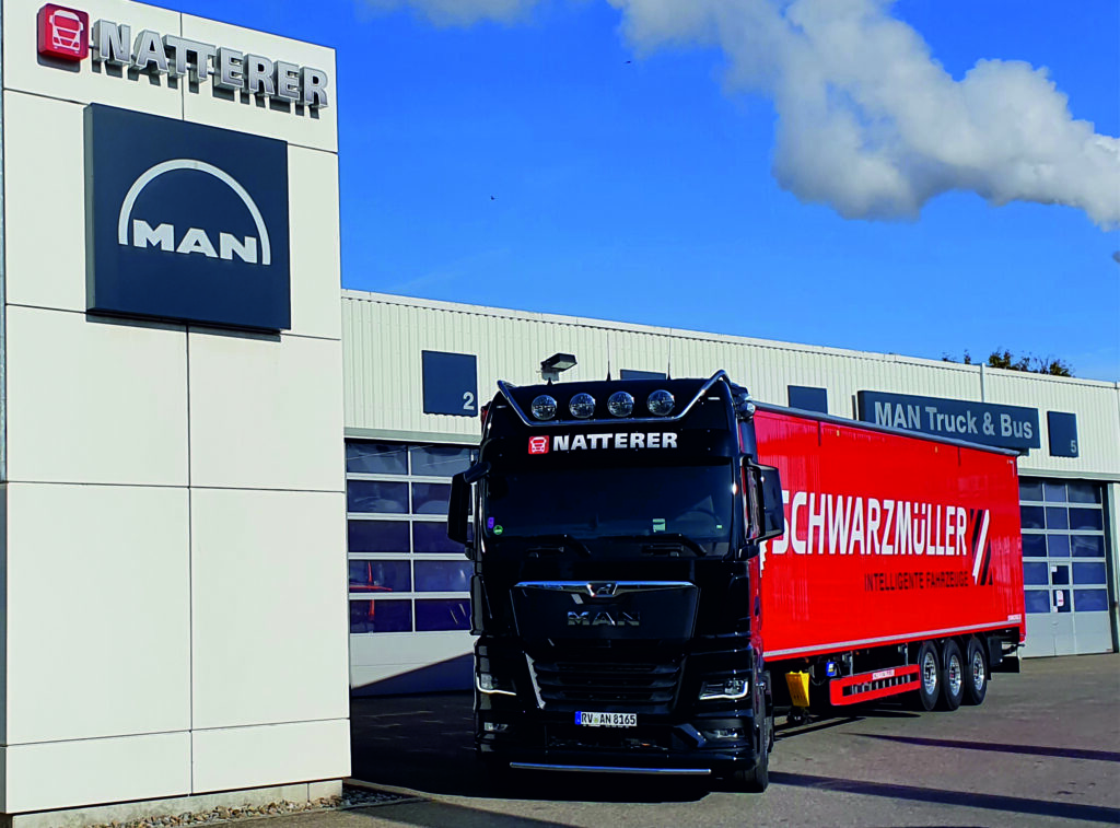 Werkstatt von Natterer Nutzfahrzeuge Weingarten mit MAN Lkw Service und Wartung