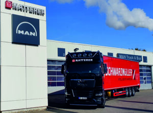 Werkstatt von Natterer Nutzfahrzeuge Weingarten mit MAN Lkw Service und Wartung